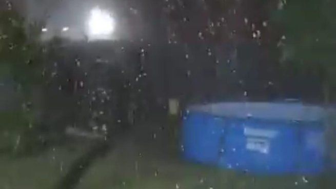 El sitio Tiempo AMBA compartió un video de Junín en la que se ve cómo era la actividad desde la noche del jueves. 