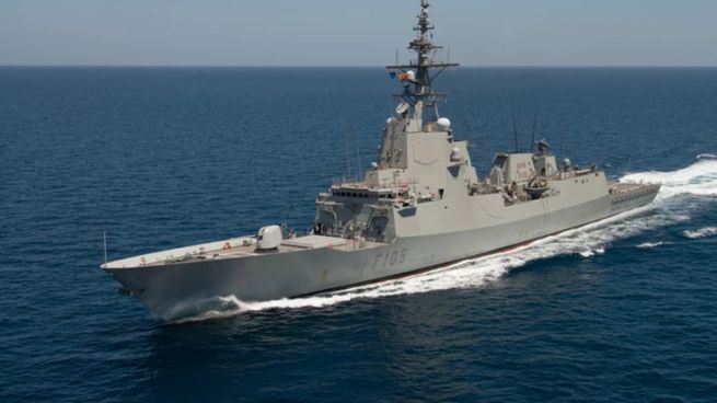 La fragata Cristóbal Colón es la más avanzada de la flota española.