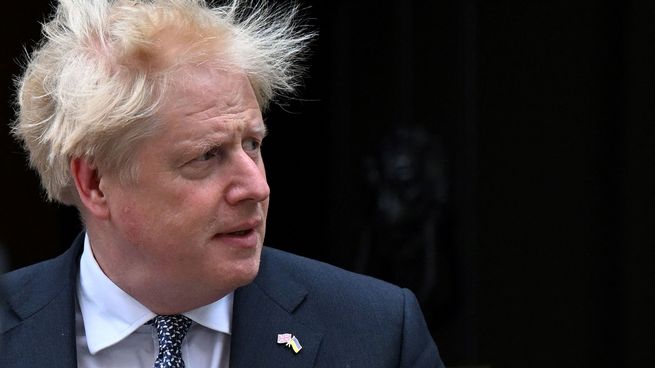 El saliente primer ministro de Reino Unido, Boris Johnson.