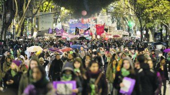 Manifestación. Previo a la pandemia, una fuerte movilización se realizaba para pedir el fin de estos crímenes.&nbsp;