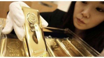 El oro progresó un 0,2% a u$s 1.324,70