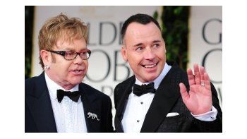 Elton John y David Furnish.