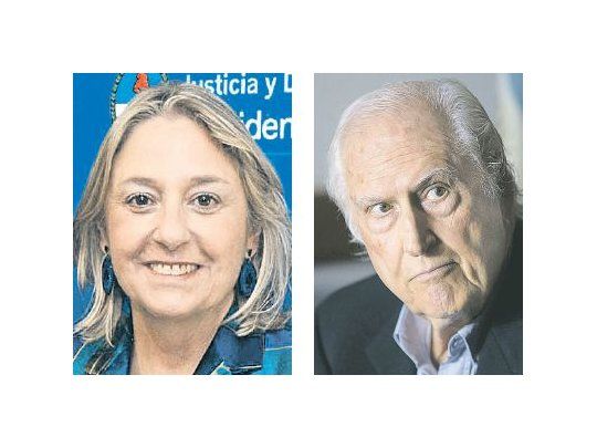 Liliana Negre de Alonso y Fernando Pino Solanas