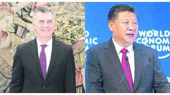 ámbito.com | Mauricio Macri y Xi Jinping.