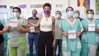 Estamos muy emocionados, todos, todas, porquecomenzamos a evidenciar el fin de la pandemia, dijo Mayra Mendoza.&nbsp;