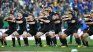 The All Blacks doing their famous Maori dance, the Haka. The All Blacks doing their famous Maori dance, the Haka.