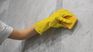 Quickly clean your walls depending on the stain you have. 