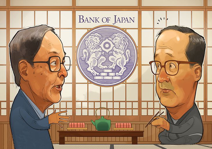 Fumio Kishida, Primer Ministro del Japón y Kazuo Ueda. Ueda fue su sorpresiva elección para comandar al Banco del Japón hasta 2028. Es el primer académico en ocupar el puesto, al menos desde 1944. Fumio Kishida, Primer Ministro del Japón y Kazuo Ueda. Ueda fue su sorpresiva elección para comandar al Banco del Japón hasta 2028. Es el primer académico en ocupar el puesto, al menos desde 1944.