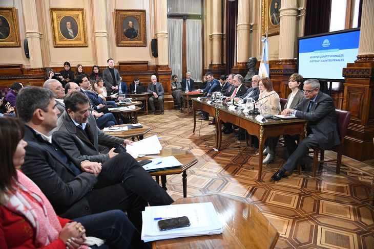 Nuevo plenario de discusiones sobre la conformación del Senado.