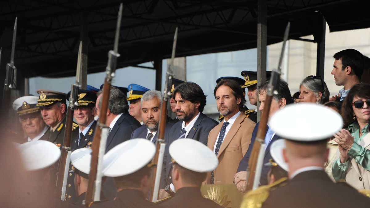 Between boos and in front of Lacalle Pou, the mayor of Canelones questioned the security plan