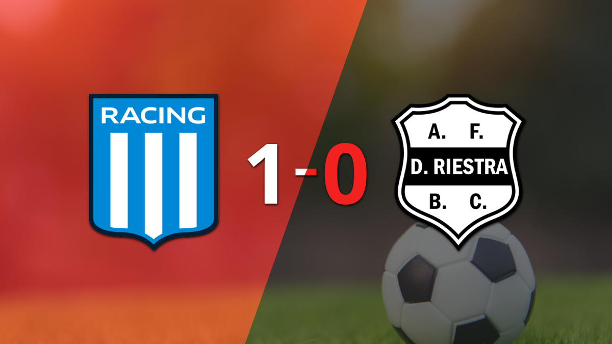Racing Club beat Dep. Riestra by 1 to 0
