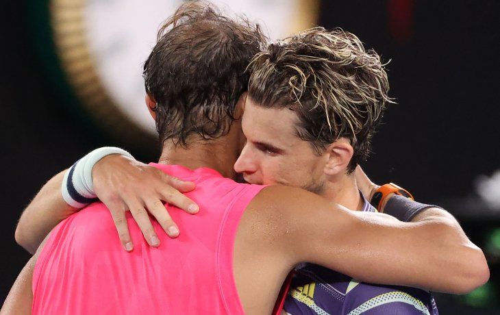 thiem bajo a nadal del abierto de australia y djokovic acecha el n°1
