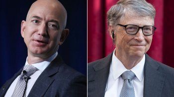 Jeff Bezos y Bill Gates.