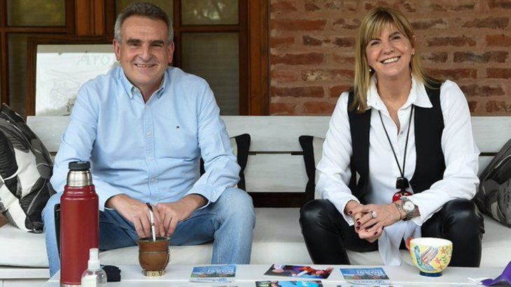 Agustín Rossi y Alejandra Ródenas. 