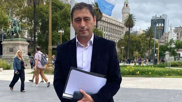 Marcelo Román, el intendente de Allen que fue suspendido.