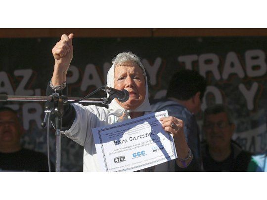 La Iglesia fue parte de esa época tan siniestra y dolorosa para todo el pueblo argentino, aseguró Nora Cortiñas.