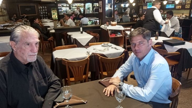 Storani y Kicillof tomaron un café en La Plata.