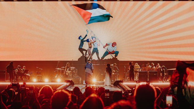 With Gorillaz, Annie Lennox, Brian Eno and more, the concert “Together for Palestine” raised a millionaire figure for Gaza