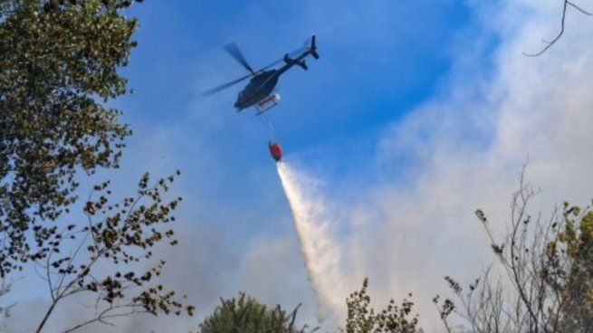 Chubut: el Gobierno refuerza el combate del incendio en Los Alerces