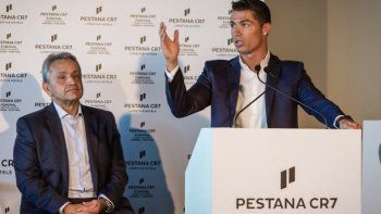 Cristiano Ronaldo en la presentación de su hotel Pestana CR7.