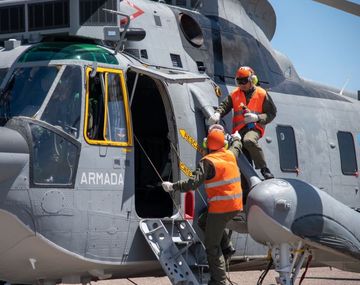 Uno de los dos helicópteros Sea King SH-3H adquiridos por la Armada Argentina. 