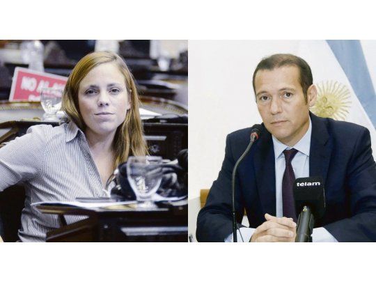 María Emilia Soria y Omar Gutiérrez.
