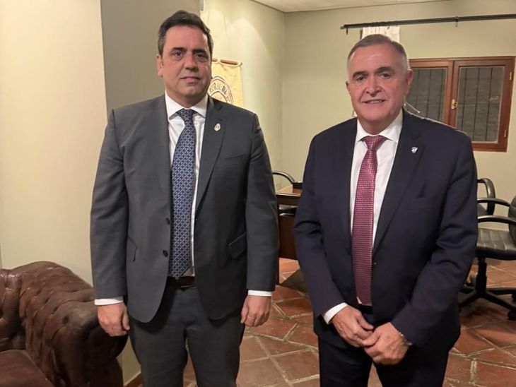 Catalán y Osvaldo Jaldo, en Tucumán.
