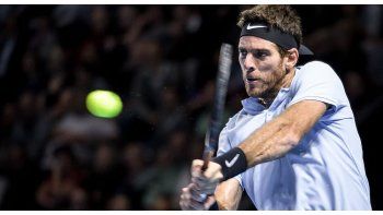 Del Potro debutó con un triunfo en París.