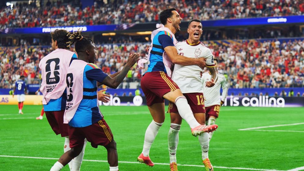 El festejo de España, que el domingo jugará la final del Mundial 2026, en busca de su segunda estrella.