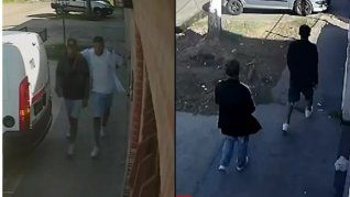 Los asesinos de Umma escapando luego de cometer el crimen en Lomas de Zamora