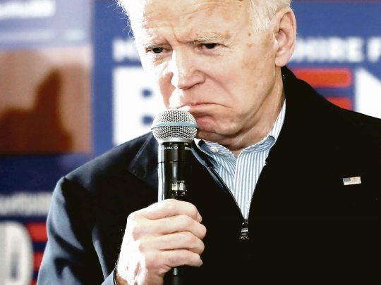 DECEPCI&Oacute;N. Joe Biden decidi&oacute; no presentarse como candidato en 2016 luego del fallecimiento de uno de sus hijos y acudi&oacute; a esta contienda como uno de los pol&iacute;ticos dem&oacute;cratas m&aacute;s valorados, pero el electorado parece no acompa&ntilde;arlo.&nbsp;