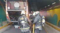 Los bomberos de la Ciudad tuvieron que intervenir en el incidente.