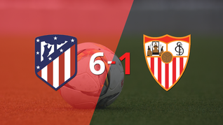 goleada de atletico de madrid a sevilla con doblete de memphis depay incluido