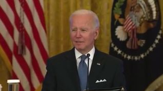 El exabrupto de Joe Biden en plena conferencia de prensa.&nbsp;