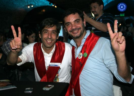 Alex Freyre y José María Di Bello, presentes.
