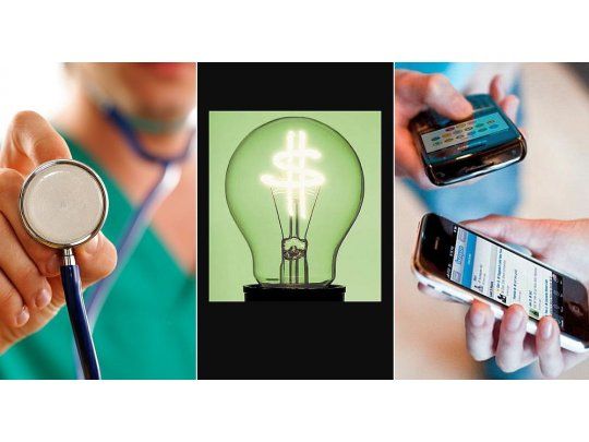 Los aumentos que se vienen: suben prepagas, la luz y los celulares