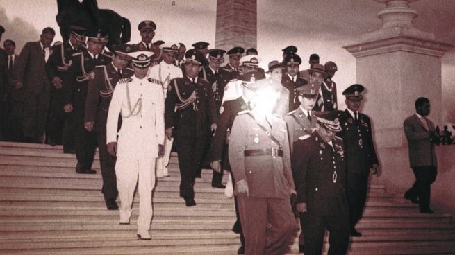 Documented portrait of the Paraguayan dictator Alfredo Stroessner
