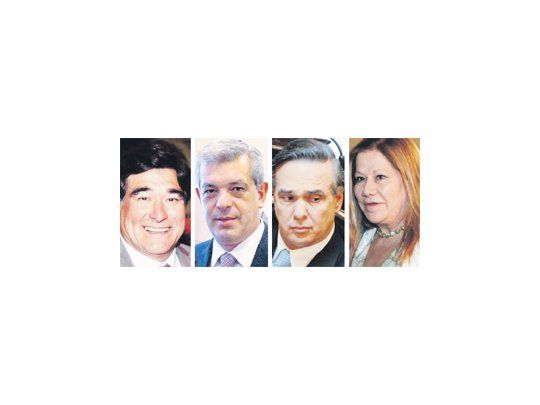 Carlos Zannini, Julián Domínguez , Miguel Ángel Pichetto, Graciela Camaño