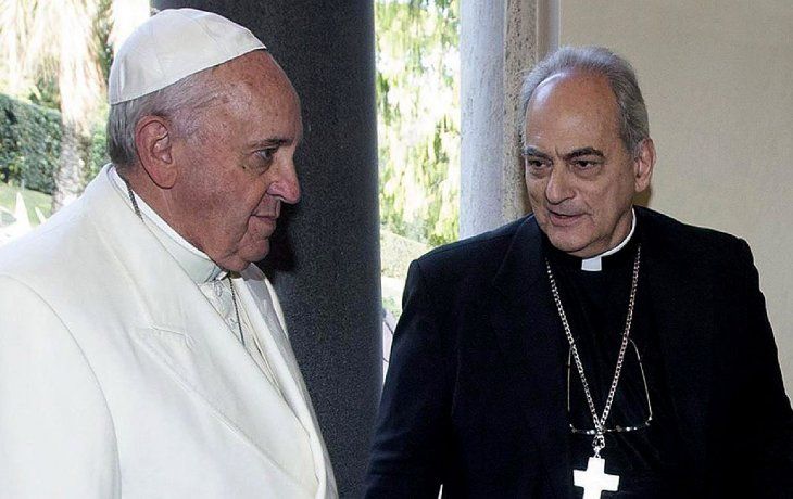 El papa Francisco y monseñor Marcelo Sánchez Sorondo.