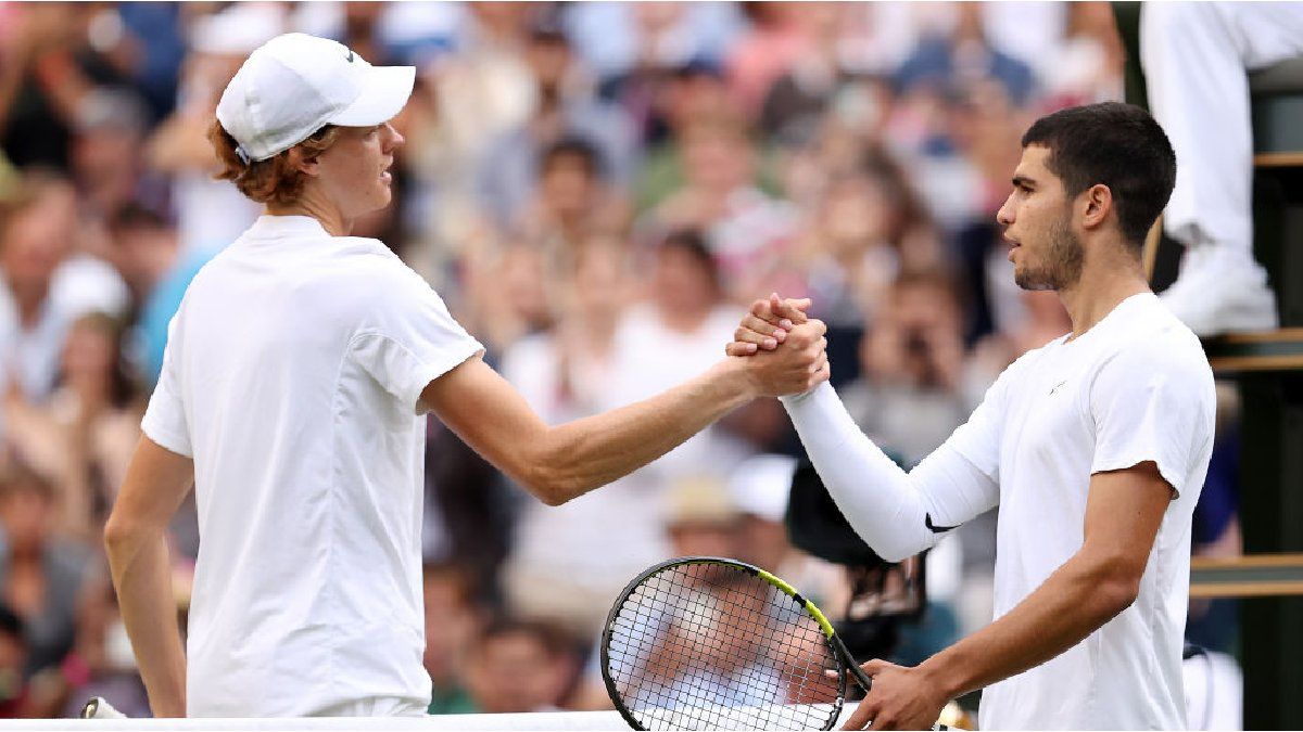 Carlos Alcaraz and Jannik Sinner will face the Wimbledon 2025 final