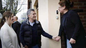Vidal y Macri, protagonistas de un timbreo.