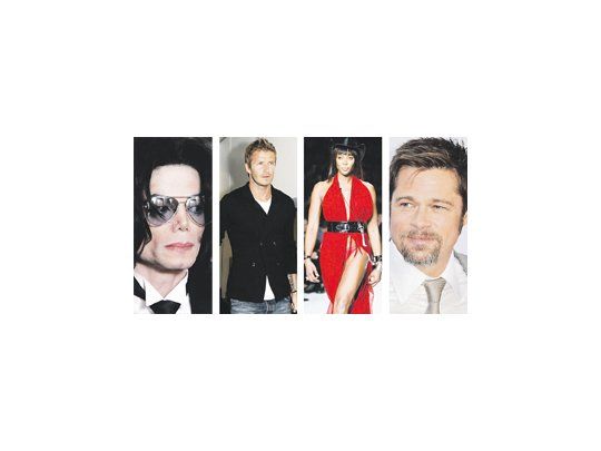 Michael Jackson y Brad Pitt, David Beckham y Naomi Campbell integran la lista de los afectados por el derrumbe del conglomerado Dubai World.