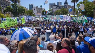 La CGT apuesta a una movilización fuerte frente al Congreso. La CGT apuesta a una movilización fuerte frente al Congreso.