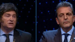 Javier Milei y Sergio Massa.&nbsp;