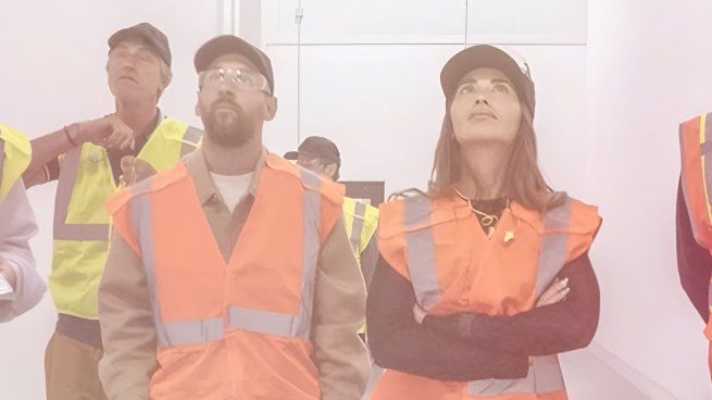 Messi y Antonela, a full con el nuevo proyecto.
