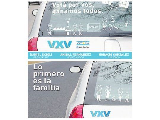 A Scioli le brota una campaña bis, híper K y sin tono naranja