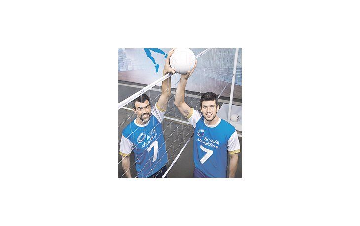 ámbito.com | Hugo y Facundo Conte, padre e hijo, unidos por la misma pasión: el vóley.