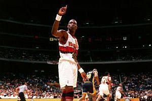 Born in the Democratic Republic of the Congo and standing 2.18 meters tall, Mutombo was known for his formidable defense at the rim. Born in the Democratic Republic of the Congo and standing 2.18 meters tall, Mutombo was known for his formidable defense at the rim.