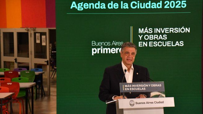 Jorge Macri anunció inversiones por el inicio del ciclo lectivo.