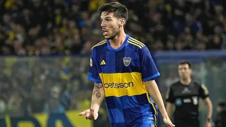 Agustín Martegani no se entrenó con el plantel de Boca.